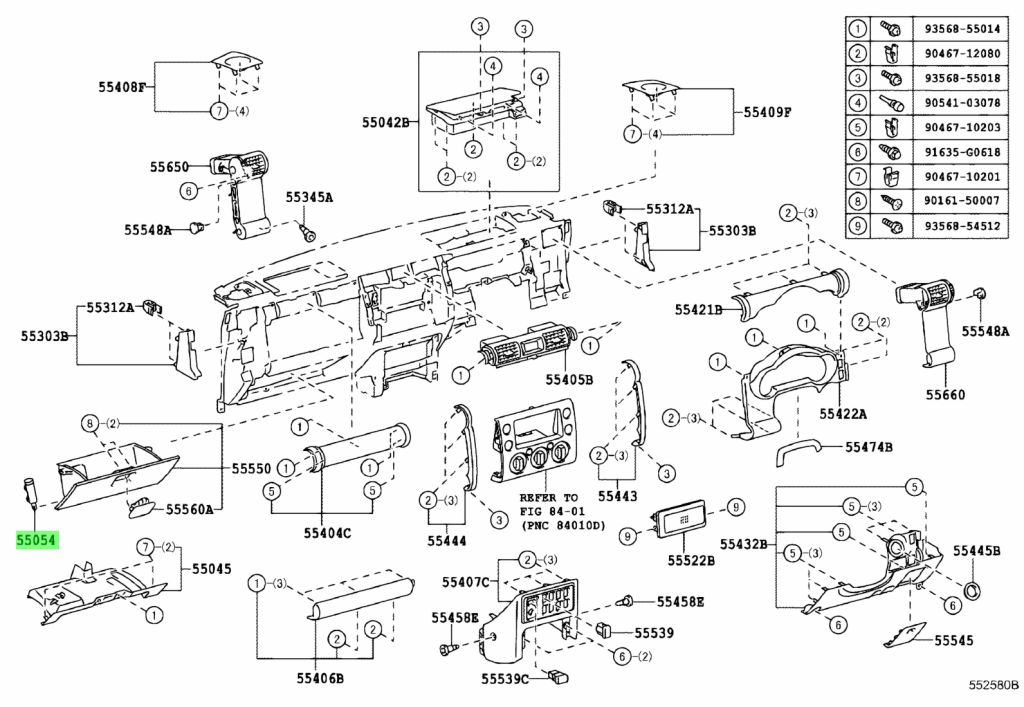 55054 33060 toyota